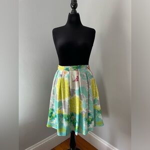 Weston Spring Summer Floral Skirt - Size Medium - EUC